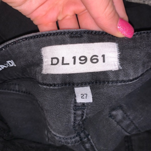 Anthropologie JA x DL1961 instasculpt black moto jeans - Picture 9 of 12